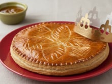 Galette des Rois frangipane avec sa crème pâtissière