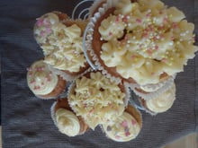 Cupcakes ananas et chocolat blanc