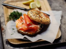 Bagel au saumon fumé
