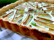 Quiche de poireaux au camembert