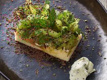 Quatre-quarts au tartare de raisins blancs, Frais Plaisir et cacao