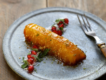 Ananas rôti à la grenade