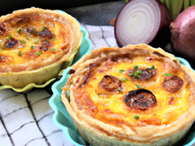 Quiches à l'oignon