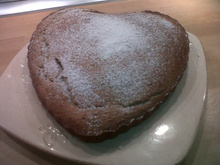 Cœur fondant à la farine de châtaigne