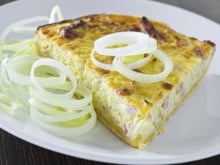 Quiche sans pâte au Saint Albray