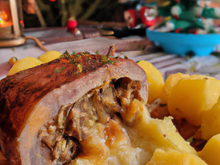 Bûche de Noël créole à la patate douce