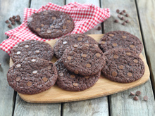 Cookies géants au chocolat au lait
