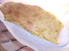 Cake à la julienne de légumes