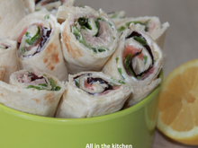 Wrap au saumon fumé et au thon