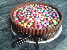 Gâteau Smarties/Fingers
