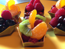 Papillotes aux fruits