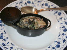 Cassolette d'escargots forestière