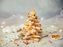 Sapin de Noël étoile aux amandes