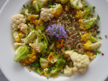 Salade de chou-fleur aux graines de blé