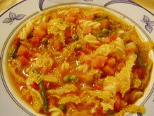 Minestrone ... et sa variante
