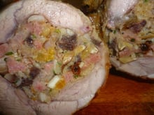 Épaule d'agneau farcie sucrée-salée