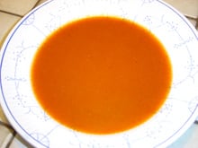 Soupe de poivrons doux
