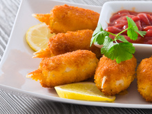 Pinces de crabe panées