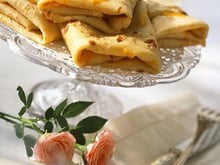 Pâte à crêpes au thé