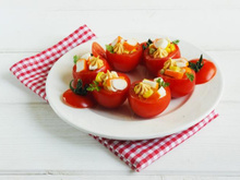 Mini-tomates farcies aux Petits Coraya