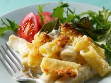 Pâtes en chapelure croustillante