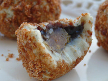 Truffes salées à la Fourme d'Ambert