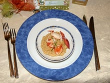 Homard sur quinoa façon Risotto
