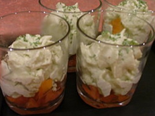Espuma d'avocat et son saumon au TM31