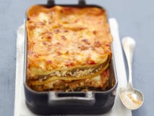 Lasagnes végétariennes au parmesan et fromage frais