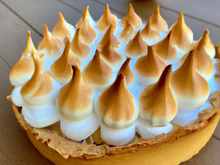 Tarte crème citron-amande et meringue légère