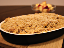 Crumble pommes-spéculoos