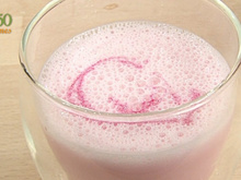 Lassi au sirop de rose et gingembre