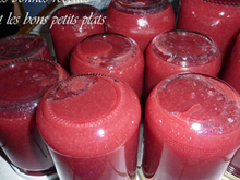 Compote pommes, cerises & vanille