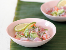 Poisson cru à la tahitienne traditionnel