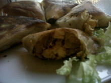 Bourek aux blanc de poulet