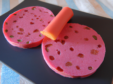 Saucisson rose au biscuit rose