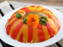 Timbale de poisson aux poivrons