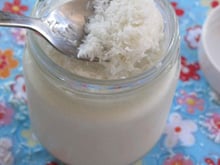 Yaourt fondant à la noix de coco