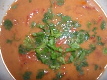 Soupe de lentilles maison