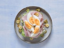 Tartine jambon et raifort