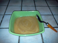 Soupe de potiron aux châtaignes et au parmesan