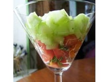 Verrines de crudités