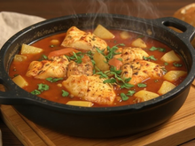 Tajine de poisson aux légumes