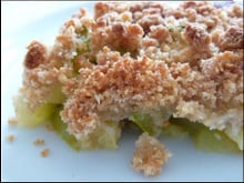 Crumble de courgettes facile et rapide