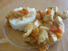 Poulet aux petits légumes