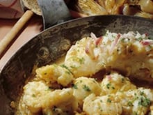 Sauté de lotte aux endives et à la chicorée