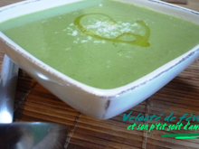 Velouté de fèves et son p'tit goût d'amande