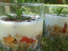 Verrines du Poitou à la pêche de vigne