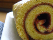 Le roulé à la fraise