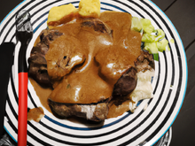 Rôti de bœuf sauce roquefort